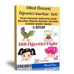 Okul Öncesi Öğretici Flash Kartlar 4 Kitap Enine Boyuna Eğitim