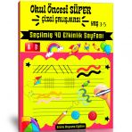 Okul Öncesi Süper Çizgi Çalışması Kitabı Enine Boyuna Eğitim