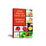Okul Öncesi Tatil Seti 3 Spiralli Kitap