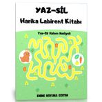 Okul Öncesi YAZ-SİL Harika Labirent Kitabı Enine Boyuna Eğitim