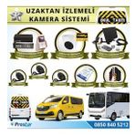 Okul Servis Kamera Sistemi Seti Uzaktan izlemeli 4 Kameralı 7" Hdmi Monitör 320 GB Harddisk dahil