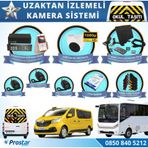 Okul Servis Kamera Sistemi Seti Uzaktan Izlemeli 4 Kameralı 7" Hdmi Monitör 1 Tb Harddisk Dahil