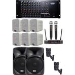 Okul Ses Sistemi İdeal İç-Dış Amfi Hoparlör Sistemi Full Paket-3