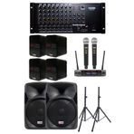 Okul Ses Sistemi İdeal İç-dış Anfi Hoparlör Sistemi Full Paket-2