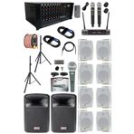 Okul Ses Sistemi İdeal İç-Dış Anfi Hoparlör Sistemi Full Paket-5