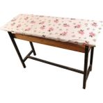 Okularenkkat Çiçekli Lastikli Sıra Örtüsü Pembe 110 x 40 cm