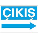Okularenkkat Çıkış Sağ Ok Uyarı Levhası