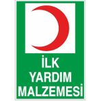 Okularenkkat Ilk Yardım Malzemesi Uyarı Levhası 35 cm x 50 cm - 35 cm x 50 cm