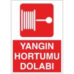 Okularenkkat Yangın Hortumu Dolabı Uyarı Levhası