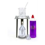 OKULGEN İspirto Ocağı Seti 6 Parça Deney Seti (İspirto 1Lt, İspirto Ocağı, Sac Ayak, Beherglas 250ml, Baget 20cm, Tel Kafes 14*14cm)