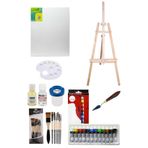 okulima Daler Rowney Simply Yağlı Boya 12 Renk X 12 Ml Şövale Başlangıç Seti