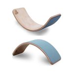 Okuloyuncak Okul Oyuncak Wavy Board Ahşap Naturel - Keçeli Denge Tahtası OKLOYNCKDNGRNKL