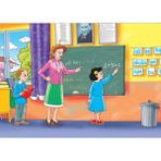Okulumuz Öğretmen Ahşap Yapboz Puzzle 25X35 Cm. 35 Parça