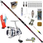 Okuma Aria-6000a Remixon Strong 390cm 100-250gr Profesyonel Sazan Kıyı Olta Takımı Seti