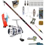 Okuma ARIA-8000A Remixon Strong Tele Surf 420CM 100-250GR Profesyonel Sazan Kıyı Olta Takımı Seti