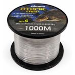 Okuma Atomic Carp Nylon Clear Color 1000M Misina 0.34Mm