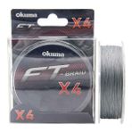 Okuma FT-4 Braided Line 300 mt 0.235 mm Grey Örgü İp Misina