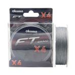 Okuma FT-X4 Braided Line 150 mt 0.165 mm Grey Örgü İp Olta Misinası