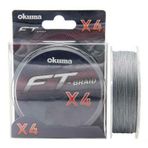 Okuma FT-x4 Braided Line Grey Örgü İp Olta Misinası 150mt Grey-0,165 mm