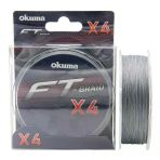 Okuma Ft-X4 Braided Line Grey Örgü İp Olta Misinası 300Mt Grey 0,205 Mm