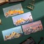 Okuma için Vintage Yer İmleri, 4 Parça Sunshine Snow Mountain Kitap İşaretleri, Kitap Severler için Hediyeler, Kadınlar, Erkekler, Öğretmenler, Çocuk, Kitap Takipçisi Kitap İmleri Kitap Malzemeleri