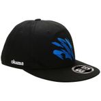 Okuma Motif Flat Peak Erkek Şapka