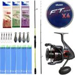 Okuma Orata 202 cm 150-200 gr 2 Parça Tekne Olta Kamışı + Okuma Ceymar C-8000A 7+1BB Olta Makinesi Hazır Tekne Oltası Seti