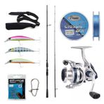 Okuma Psycho Stick Game 243 cm Ex-Fast 15-40 gr 2 Parça Olta Kamışı+ARIA-C4000A Olta Makinesi