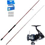 Okuma Red Spin 279Cm 10-40Gr - Shimano Nexave 3000 Spin Olta Seti