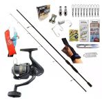 Okuma Revenger Rv-40 Remixon Double Black 240cm 20-40gr Kıyı Spin Olta Takımı Seti