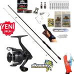 Okuma Revenger Rv-4000A 210Cm 20-40Gr Double Black Kıyı Spin Olta Takımı Seti