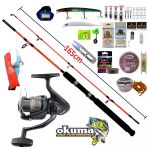 Okuma Revenger Rv-65 165Cm 100-250Gr Kendo Holiday Boat Profesyonel Deniz Tekne Ve Bot Olta Takımı Seti