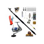 Okuma Sea Power 5000 Oslo Black Fight 360Cm 100-200Gr Profesyonel Surf Sazan Kıyı Olta Takımı Seti