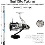 Okuma Sunset Ocean Obsession Power 420CM Surf Kamışı - Kaido Magico 10000 Surf Set 34