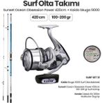 Okuma Sunset Ocean Obsession Power 420CM Surf Kamışı - Kaido Skuga 9000 Surf Set 31