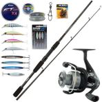 Okuma Wave Power 80 2.44 Cm 15-40 Gr 2 Parça Spin Kamisi&Okuma Revenger RV-40 FD Olta Makinesi Spin Olta Seti