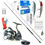Okuma Wave Up 270CM 10-40GR Oslo Next 4000 Rapala Maket Balık Spin Olta Takımı Seti