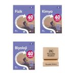 Okyanus 9. Sınıf 40 Seans Fizik Kimya ve Biyoloji Konu Özetli Soru Bankası 3lü Set + Telefon Standı