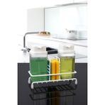 Okyanus Home Beyaz Deluxe Kare Standlı 2'li Şeffaf Sıvı Sabunluk