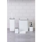 Okyanus Home Beyaz Kare Kromlu 5'li Banyo Seti