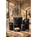 Okyanus Home Diamond 5'li Banyo Seti Siyah