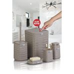 Okyanus Home Luna Vizon Kare 5'li Banyo Seti