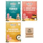 Okyanus LGS 8. Sınıf Classmate Türkçe İnkılap ve Din Kültürü Soru Bankası 3lü Set+ Telefon Standı