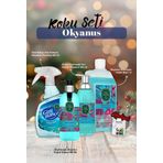 Okyanus Sıvı ve Köpük Sabun 500ml, Kolonya 1lt, Oda kokusu 500ml ve Rosie Pamuk