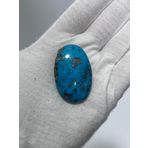Okyanus Temalı Doğal Kabaşon Firuze Taşı 90,6 Karat - Turkuaz Taşı 18,13 Gram