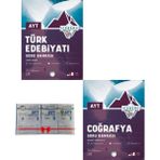 Okyanus Yayınları 2025 Yeni Iceberg AYT Türk Edebiyatı - Coğrafya Soru Bankası Seti - Deneme