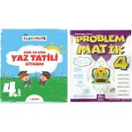 Okyanus Yayınları 4. Sınıf Gün ve Gün Yaz Tatili Kitabım ve Problematik Kolaydan Zora