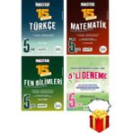 Okyanus Yayınları 5. Sınıf Master Türkçe Matematik Fen Bilimleri 15'li Deneme ve 5'li Deneme Okyanus Yayınları
