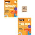 Okyanus Yayınları 6. Sınıf Master Matematik ve Fen Bilimleri Soru Bankası + Telefon Standı