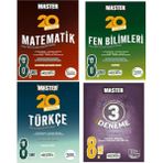Okyanus Yayınları 8. Sınıf LGS Master Matematik Fen Türkçe Deneme Seti ile Başarıya Hazırlık